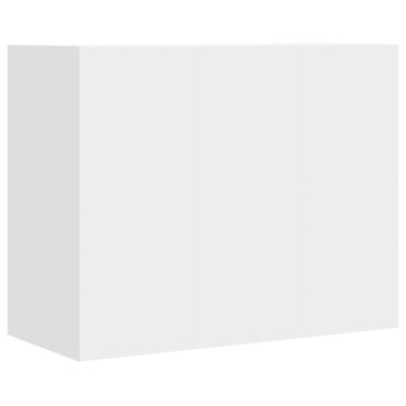 vidaXL Ντουλάπι Τοίχου Λευκό 75x35x60cm από Επεξεργασμένο Ξύλο 1 τεμ.