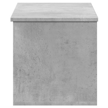 vidaXL Κουτί Αποθήκευσης Γκρι Σκυροδέματος 90x35x35cm Επεξεργ. Ξύλο 1 τεμ.