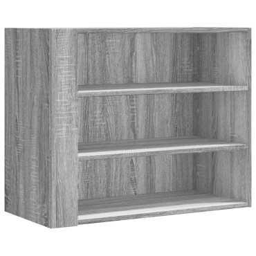 vidaXL Ντουλάπι Τοίχου Γκρι Sonoma 75x35x60cm από Επεξεργασμένο Ξύλο 1 τεμ.