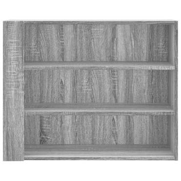 vidaXL Ντουλάπι Τοίχου Γκρι Sonoma 75x35x60cm από Επεξεργασμένο Ξύλο 1 τεμ.