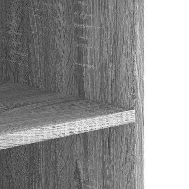 vidaXL Ντουλάπι Τοίχου Γκρι Sonoma 75x35x60cm από Επεξεργασμένο Ξύλο 1 τεμ.