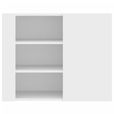 vidaXL Ντουλάπι Τοίχου Λευκό 75x35x60cm από Επεξεργασμένο Ξύλο 1 τεμ.