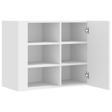 vidaXL Ντουλάπι Τοίχου Λευκό 75x35x60cm από Επεξεργασμένο Ξύλο 1 τεμ.