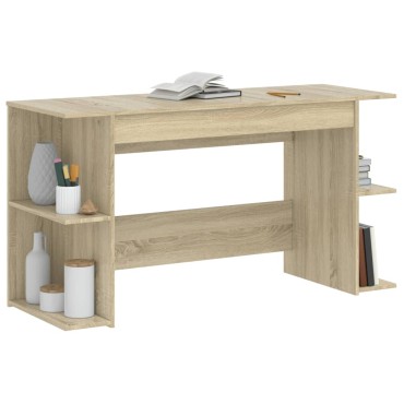 vidaXL Γραφείο Sonoma Δρυς 140x50x75cm από Επεξεργασμένο Ξύλο 1 τεμ.