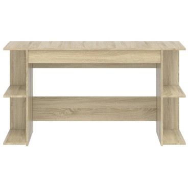 vidaXL Γραφείο Sonoma Δρυς 140x50x75cm από Επεξεργασμένο Ξύλο 1 τεμ.