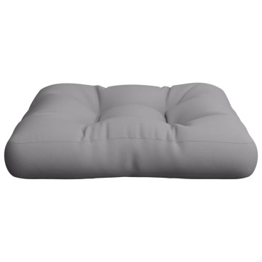 vidaXL Μαξιλάρι Παλέτας Γκρι 58x58x10cm από Ύφασμα