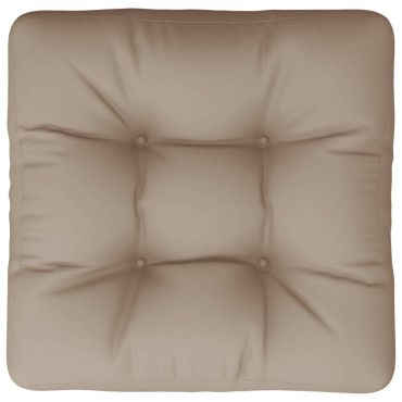 vidaXL Μαξιλάρι Παλέτας Taupe 58x58x10cm Υφασμάτινο