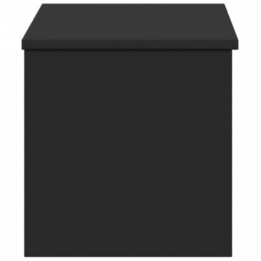 vidaXL Κουτί Αποθήκευσης Μαύρο 90x35x35cm Επεξεργασμένο Ξύλο 1 τεμ.