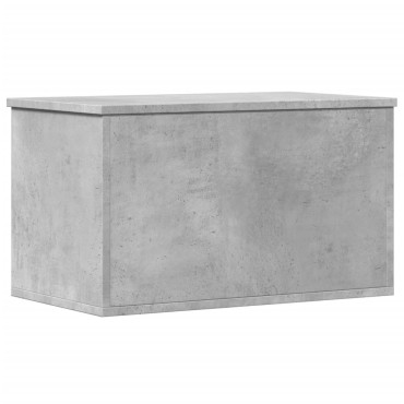 vidaXL Κουτί Αποθήκευσης Γκρι Σκυροδέματος 60x35x35cm Επεξεργ. Ξύλο 1 τεμ.