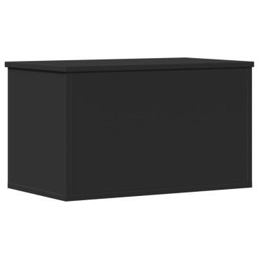 vidaXL Κουτί Αποθήκευσης Μαύρο 60x35x35cm Επεξεργασμένο Ξύλο 1 τεμ.