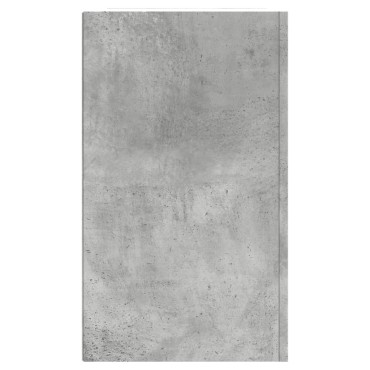 vidaXL Ντουλάπι Τοίχου Γκρι Σκυρ. 75x35x60cm Επεξεργασμένο Ξύλο 1 τεμ.