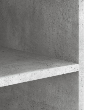 vidaXL Ντουλάπι Τοίχου Γκρι Σκυρ. 75x35x60cm Επεξεργασμένο Ξύλο 1 τεμ.