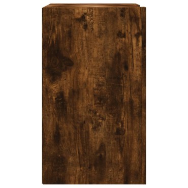 vidaXL Ντουλάπι Τοίχου Καπνιστή Δρυς 75x35x60cm Επεξεργασμένο Ξύλο 1 τεμ.