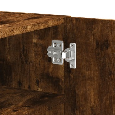 vidaXL Ντουλάπι Τοίχου Καπνιστή Δρυς 75x35x60cm Επεξεργασμένο Ξύλο 1 τεμ.