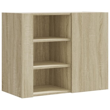 vidaXL Ντουλάπι Τοίχου Sonoma Δρυς 75x35x60cm Επεξεργασμένο Ξύλο 1 τεμ.