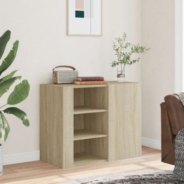vidaXL Ντουλάπι Τοίχου Sonoma Δρυς 75x35x60cm Επεξεργασμένο Ξύλο 1 τεμ.