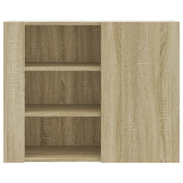 vidaXL Ντουλάπι Τοίχου Sonoma Δρυς 75x35x60cm Επεξεργασμένο Ξύλο 1 τεμ.