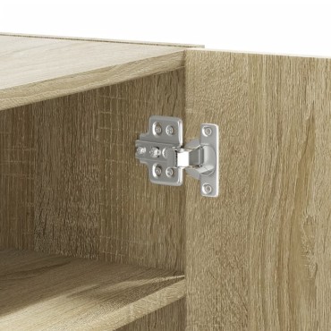 vidaXL Ντουλάπι Τοίχου Sonoma Δρυς 75x35x60cm Επεξεργασμένο Ξύλο 1 τεμ.