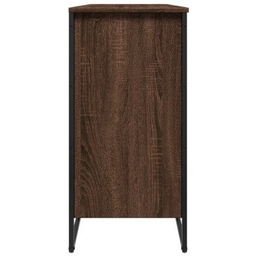 vidaXL Παπουτσοθήκη Καφέ Δρυς 80x38x78cm από Επεξεργασμένο Ξύλο