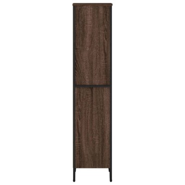 vidaXL Βιβλιοθήκη Καφέ Δρυς 50x31x137,5cm από Επεξεργασμένο Ξύλο 1 τεμ.