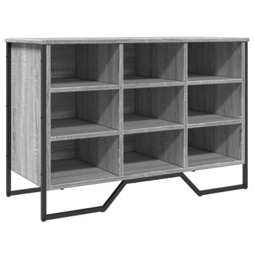 vidaXL Παπουτσοθήκη Γκρι Sonoma 90x38x61,5cm από Επεξεργασμένο Ξύλο