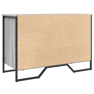 vidaXL Παπουτσοθήκη Γκρι Sonoma 90x38x61,5cm από Επεξεργασμένο Ξύλο