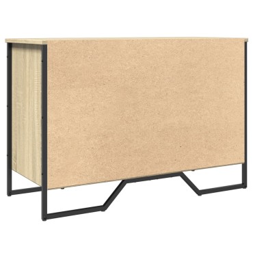 vidaXL Παπουτσοθήκη Sonoma Δρυς 90x38x61,5cm από Επεξεργασμένο Ξύλο