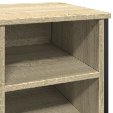 vidaXL Παπουτσοθήκη Sonoma Δρυς 90x38x61,5cm από Επεξεργασμένο Ξύλο