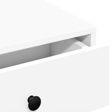 vidaXL Τραπεζάκι Σαλονιού Λευκό 90x90x28cm Επεξεργασμένο Ξύλο 1 τεμ.