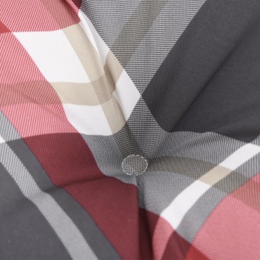 vidaXL Μαξιλάρια Παλέτας 2 τεμ. Κόκκινα Καρό Ύφασμα