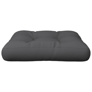 vidaXL Μαξιλάρι Παλέτας Ανθρακί 58x58x10cm Υφασμάτινο