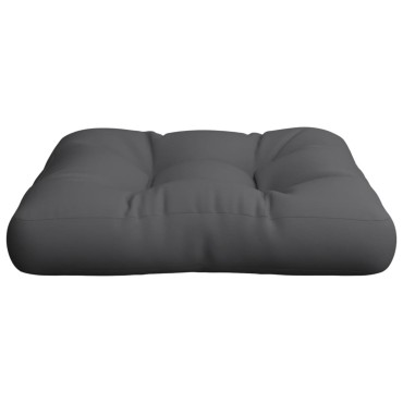 vidaXL Μαξιλάρι Παλέτας Ανθρακί 58x58x10cm Υφασμάτινο