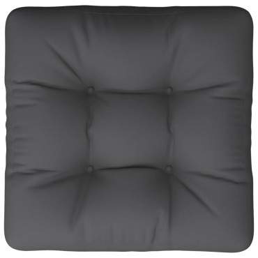 vidaXL Μαξιλάρι Παλέτας Ανθρακί 58x58x10cm Υφασμάτινο