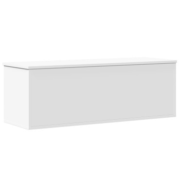 vidaXL Κουτί Αποθήκευσης Λευκό 102x35x35cm από Επεξεργασμένο Ξύλο 1 τεμ.