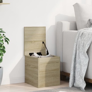 vidaXL Κουτί Αποθήκευσης Sonoma Δρυς 30x35x35cm Επεξεργασμένο Ξύλο 1 τεμ.