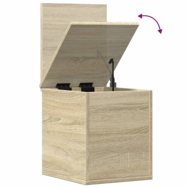 vidaXL Κουτί Αποθήκευσης Sonoma Δρυς 30x35x35cm Επεξεργασμένο Ξύλο 1 τεμ.