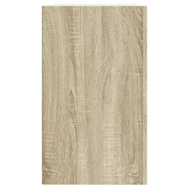 vidaXL Ντουλάπι Τοίχου Sonoma Δρυς 75x35x60cm Επεξεργασμένο Ξύλο 1 τεμ.