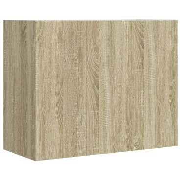 vidaXL Ντουλάπι Τοίχου Sonoma Δρυς 75x35x60cm Επεξεργασμένο Ξύλο 1 τεμ.