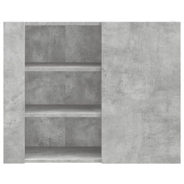 vidaXL Ντουλάπι Τοίχου Γκρι Σκυρ. 75x35x60cm Επεξεργασμένο Ξύλο 1 τεμ.