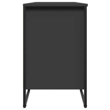 vidaXL Παπουτσοθήκη Μαύρη 90x38x61,5cm από Επεξεργασμένο Ξύλο