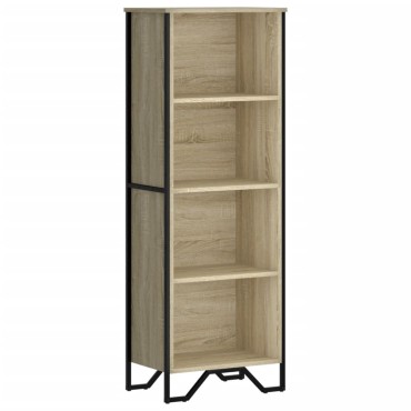 vidaXL Βιβλιοθήκη Sonoma Δρυς 50x31x137,5cm από Επεξεργασμένο Ξύλο 1 τεμ.
