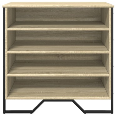 vidaXL Παπουτσοθήκη Sonoma Δρυς 80x38x78cm από Επεξεργασμένο Ξύλο
