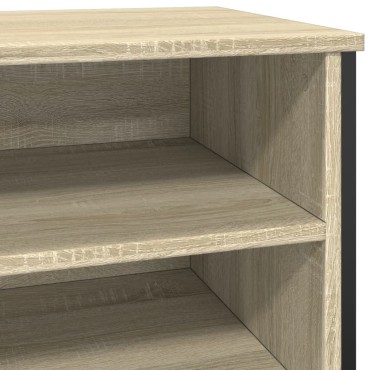 vidaXL Παπουτσοθήκη Sonoma Δρυς 80x38x78cm από Επεξεργασμένο Ξύλο