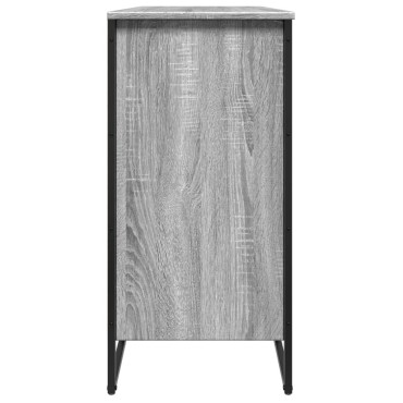 vidaXL Παπουτσοθήκη Γκρι Sonoma 80x38x78cm από Επεξεργασμένο Ξύλο