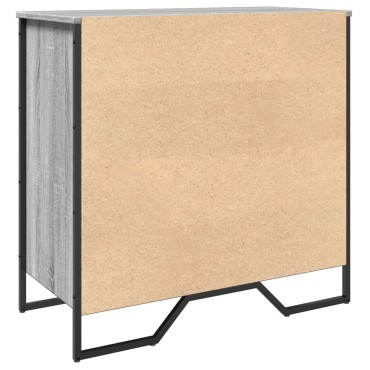 vidaXL Παπουτσοθήκη Γκρι Sonoma 80x38x78cm από Επεξεργασμένο Ξύλο