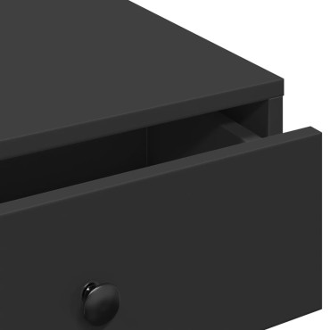 vidaXL Τραπεζάκι Σαλονιού Μαύρο 90x90x28cm Επεξεργασμένο Ξύλο 1 τεμ.