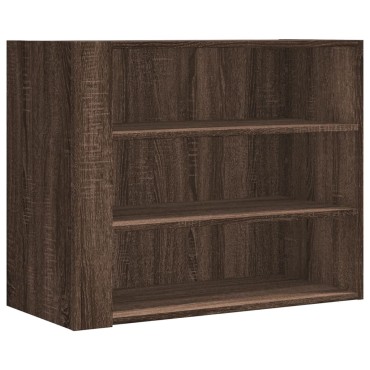 vidaXL Ντουλάπι Τοίχου Καφέ Δρυς 75x35x60cm Επεξεργασμένο Ξύλο 1 τεμ.