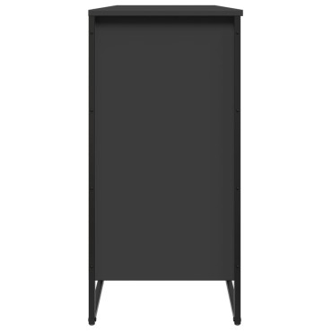 vidaXL Παπουτσοθήκη Μαύρη 80x38x78cm από Επεξεργασμένο Ξύλο
