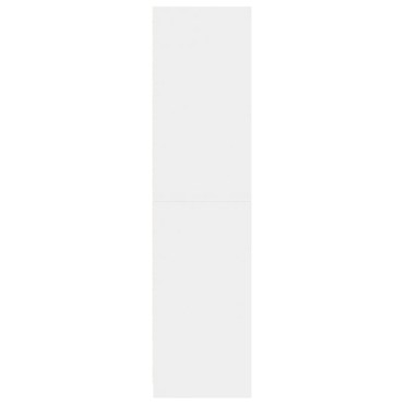 vidaXL Ντουλάπα Λευκή 80x50x200cm από Επεξεργασμένο Ξύλο 1 τεμ.