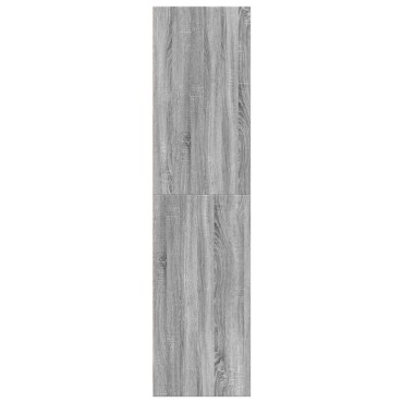 vidaXL Ντουλάπα Γκρι Sonoma 80x50x200cm από Επεξεργασμένο Ξύλο 1 τεμ.